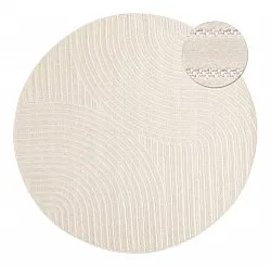 Kulatý koberec - Devon (cream)