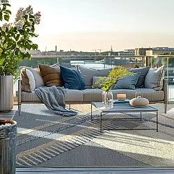 Koberec Indoor/Outdoor - Trivia (modrá/vícebarevná)