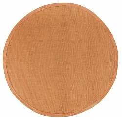 Kulatý koberec (sisal) - Agave (orange)