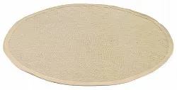 Kulatý koberec (sisal) - Agave (taupe)