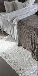 Shaggy koberce - Ebba Natural Cotton Shaggy (offwhite)