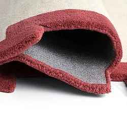 Vlněný koberec - Agra Hand Tufted Wool Premium (krém/červený)