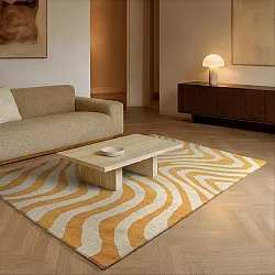 Vlněný koberec - Aiz Hand Tufted Wool Premium (žluť)