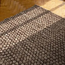 Vlněný koberec - Avafors Wool Bubble (hnědá/béžová)