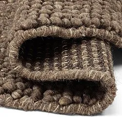 Kulatý koberec - Avafors Wool Bubble (hnědá/béžová)
