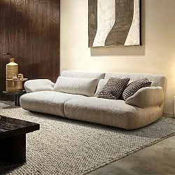 Vlněný koberec - Avafors Wool Bubble (šedá/béžová)