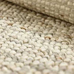 Kulatý koberec - Avafors Wool Bubble (šedá/béžová)