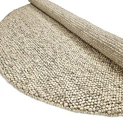 Kulatý koberec - Avafors Wool Bubble (šedá/béžová)