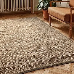 Vlněný koberec - Avafors Wool Bubble (světle hnědá/bílá)