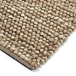 Vlněný koberec - Avafors Wool Bubble (světle hnědá/bílá)