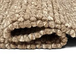 Vlněný koberec - Avafors Wool Bubble (světle hnědá/bílá)