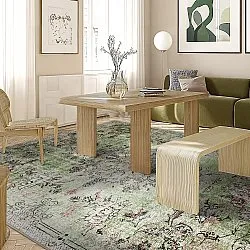 Wiltonský koberec - Rosalie (zelená)