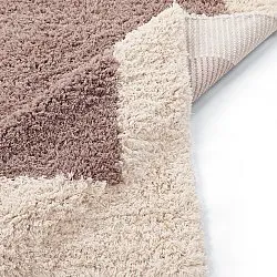 Vlněný koberec - Khenifra Handknot Wool Premium (taupe/krémová)