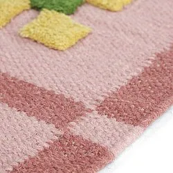 Vlněný koberec - Lausanne Flatweave Tufted Premium (růžový)