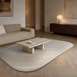Vlněný koberec - Puri Hand Tufted Wool Premium (krémová/bílá)