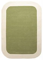 Vlněný koberec - Puri Hand Tufted Wool Premium (zelená/krémová)