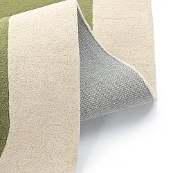 Vlněný koberec - Puri Hand Tufted Wool Premium (zelená/krémová)