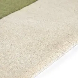 Vlněný koberec - Puri Hand Tufted Wool Premium (zelená/krémová)