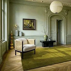 Vlněný koberec - Rozel Handloom Wool Premium (mechová zelená)