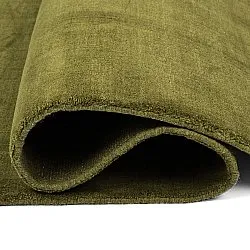 Vlněný koberec - Rozel Handloom Wool Premium (mechová zelená)