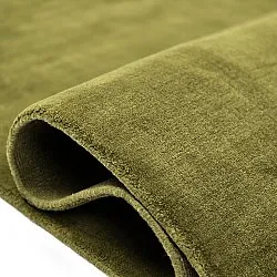 Vlněný koberec - Rozel Handloom Wool Premium (mechová zelená)