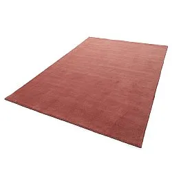 Vlněný koberec - Rozel Handloom Wool Premium (tlumená červená)
