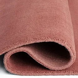 Vlněný koberec - Rozel Handloom Wool Premium (tlumená červená)