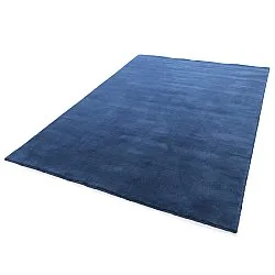 Vlněný koberec - Rozel Handloom Wool Premium (námořnická modř)