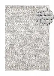Vlněný koberec - Sala Irregular Wool Bubble (světle šedá melanž)