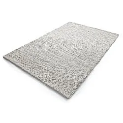 Vlněný koberec - Sala Irregular Wool Bubble (světle šedá melanž)