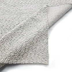 Vlněný koberec - Sala Irregular Wool Bubble (světle šedá melanž)