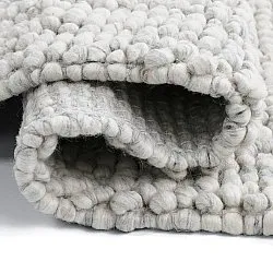 Vlněný koberec - Sala Irregular Wool Bubble (světle šedá melanž)