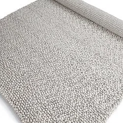 Vlněný koberec - Sala Irregular Wool Bubble (světle šedá melanž)