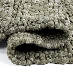 Vlněný koberec - Sala Irregular Wool Bubble (mechově zelená/bílá melanž)