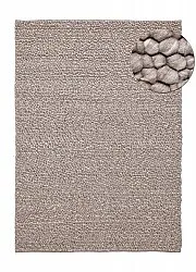 Vlněný koberec - Sala Irregular Wool Bubble (taupe/bílá melanž)
