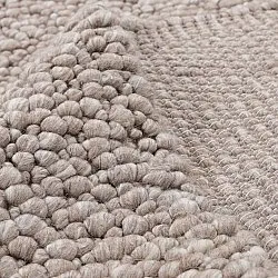 Vlněný koberec - Sala Irregular Wool Bubble (taupe/bílá melanž)