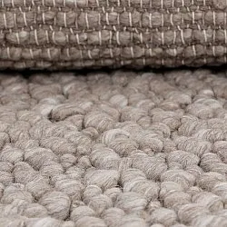 Vlněný koberec - Sala Irregular Wool Bubble (taupe/bílá melanž)