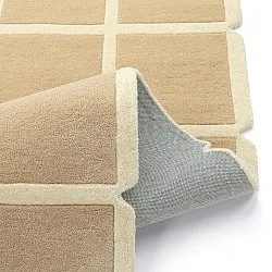 Vlněný koberec - Syl Hand Tufted Wool Premium (béžová/krémová)