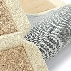 Vlněný koberec - Syl Hand Tufted Wool Premium (béžová/krémová)
