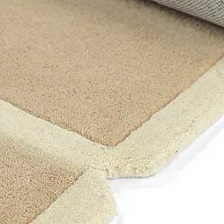 Vlněný koberec - Syl Hand Tufted Wool Premium (béžová/krémová)