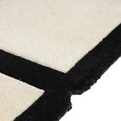 Vlněný koberec - Syl Hand Tufted Wool Premium (černá/bílá)