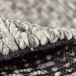 Vlněný koberec - Talvia Braided Wool (tmavě šedá)