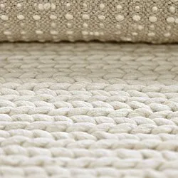 Vlněný koberec - Talvia Braided Wool (špinavě bílá)