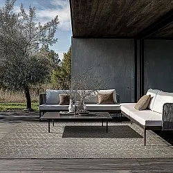 Koberec Indoor/Outdoor - Aria (šedá)
