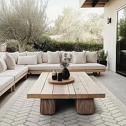 Koberec Indoor/Outdoor - Aria (špinavě bílá)