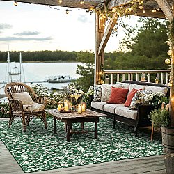 Wiltonský koberec - Brussels Ocean (zelená)