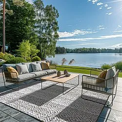 Koberec Indoor/Outdoor - Harstad (hnědý)