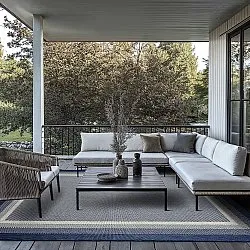 Koberec Indoor/Outdoor - Mason (modrý)