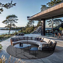 Kulatý koberec - Ferragudo (antracitová)