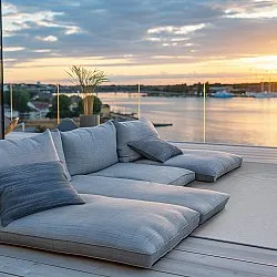 Koberec Indoor/Outdoor - Sortelha (modrý)